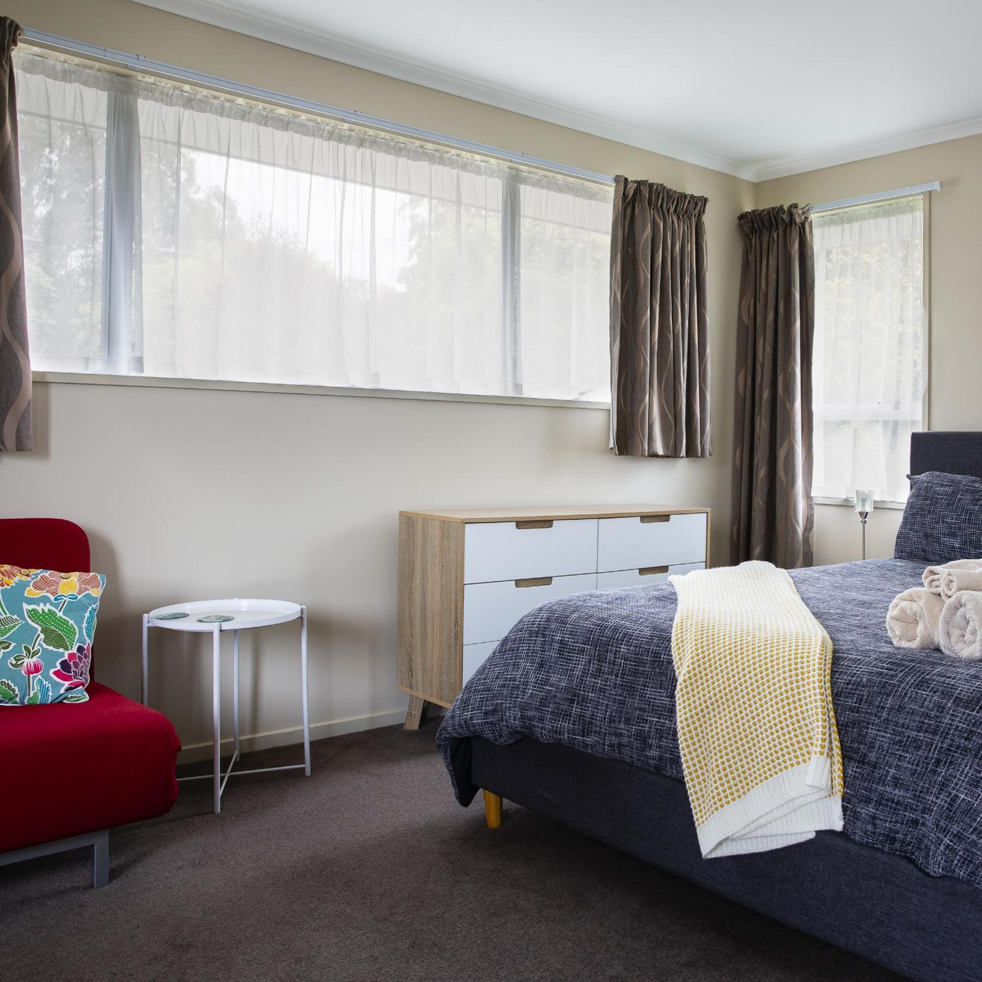 Chic Private Studio 5 Mins From Airport And Shops Villa Christchurch Bagian luar foto